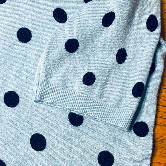 PREMISE LIGHTWEIGHT POLKA DOT SWEATER - Picture 5 of 11